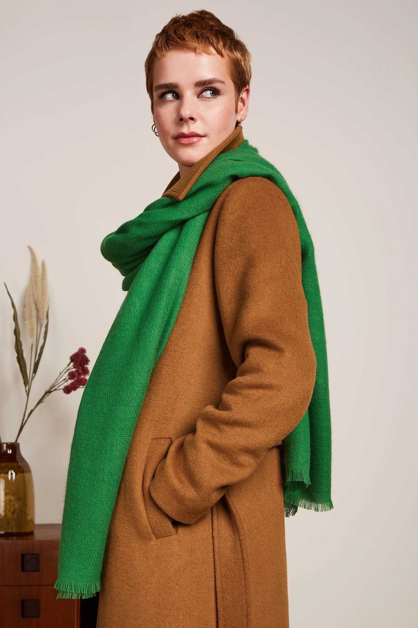 Crush Scarf - Green