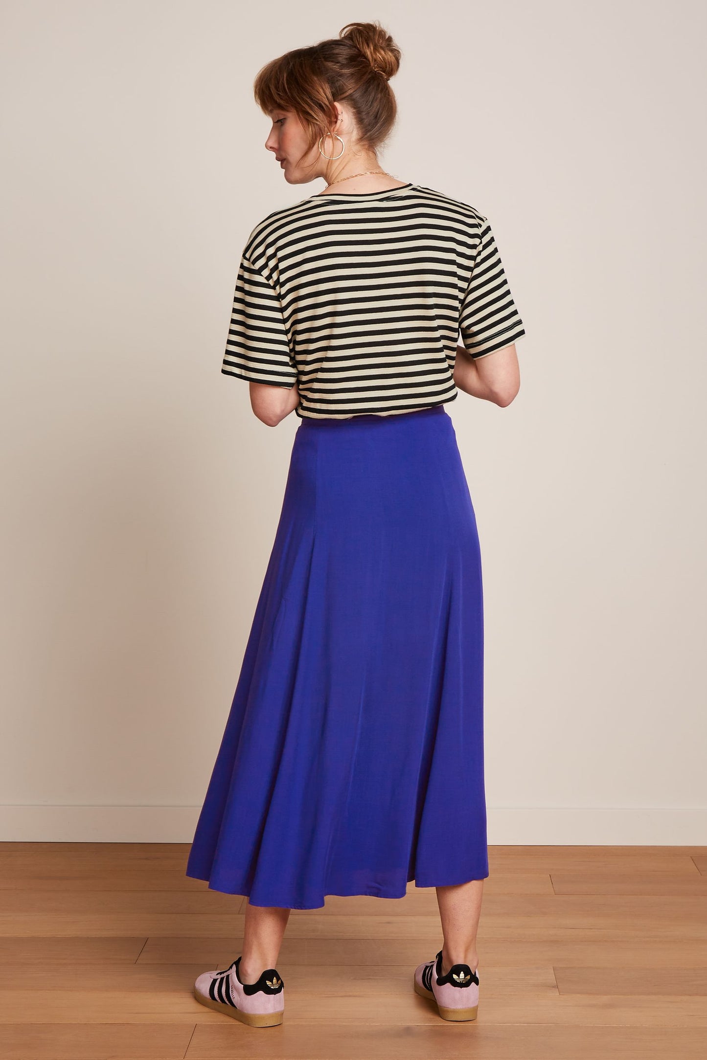 Boxy Tee - Chopito Stripe Black