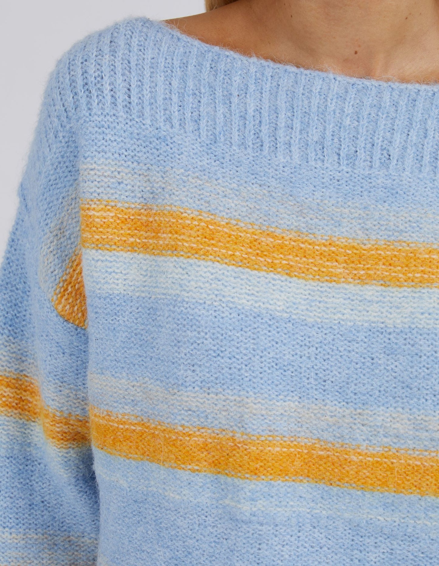 Stella Crew Knit - Light Blue