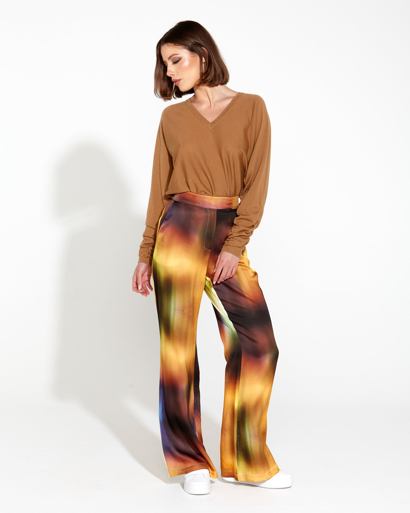 Sun Dance Cashmere Knit - Tobacco