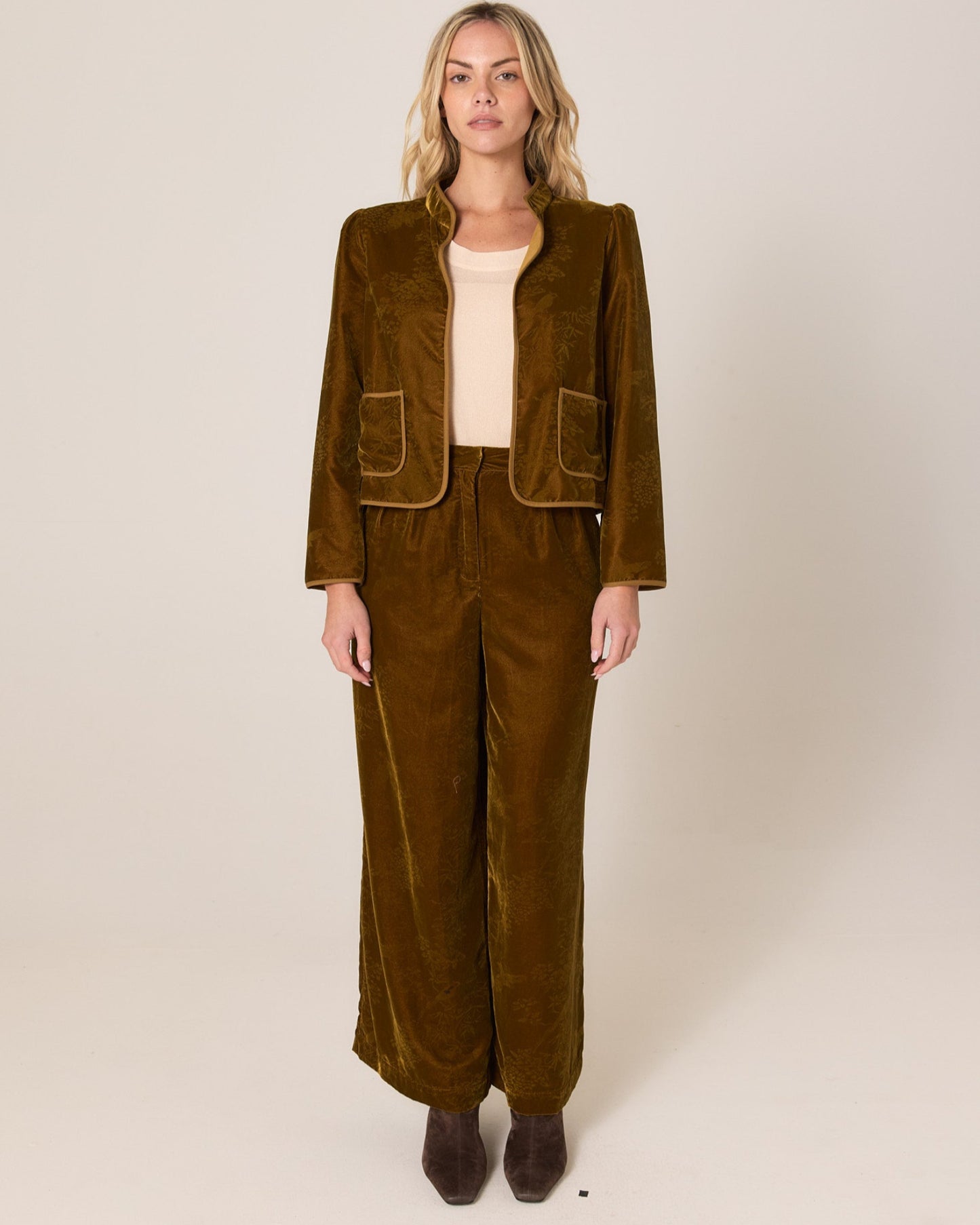 Intricate Pants - Gold