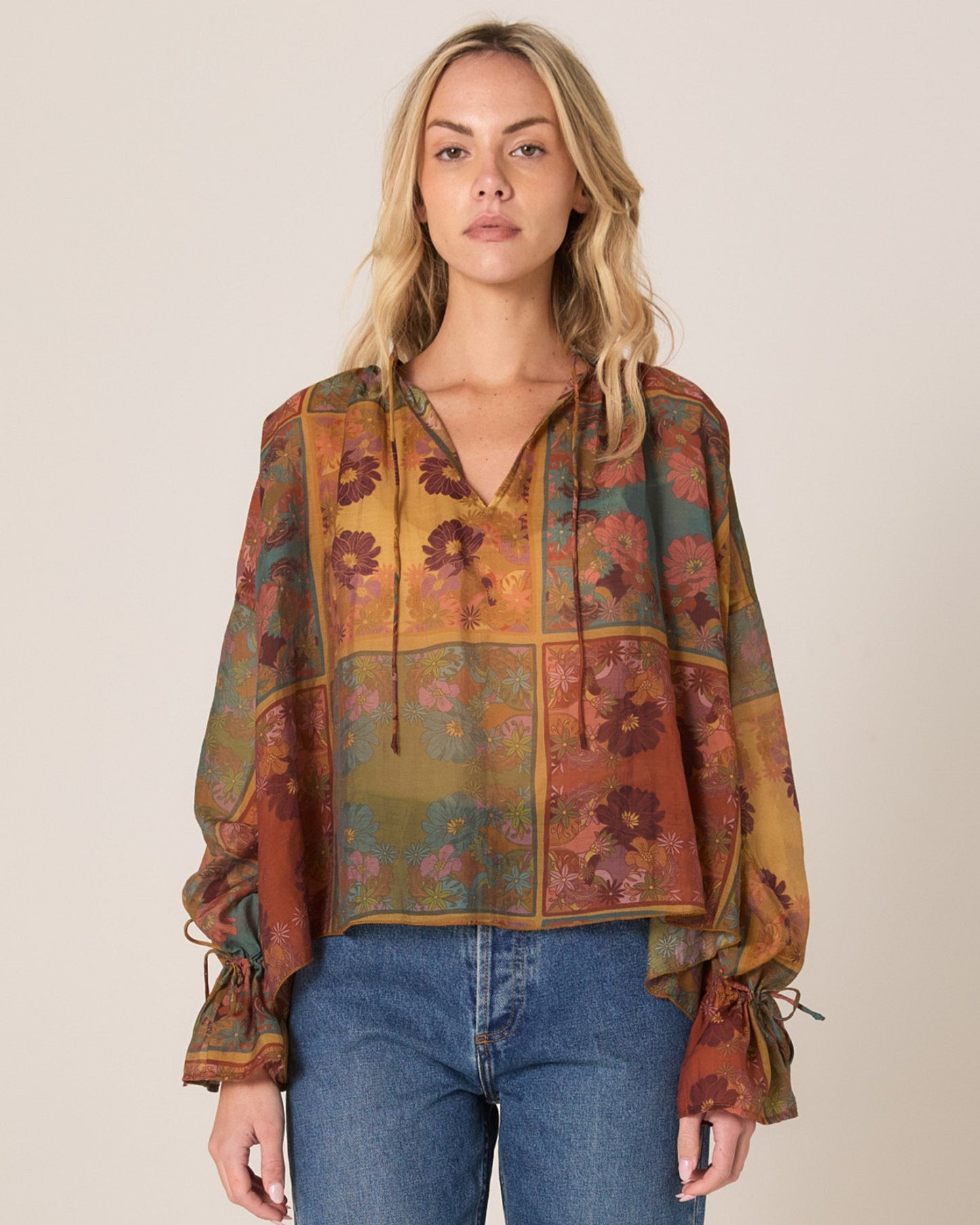 Bohemian Top - Nouveau Floral