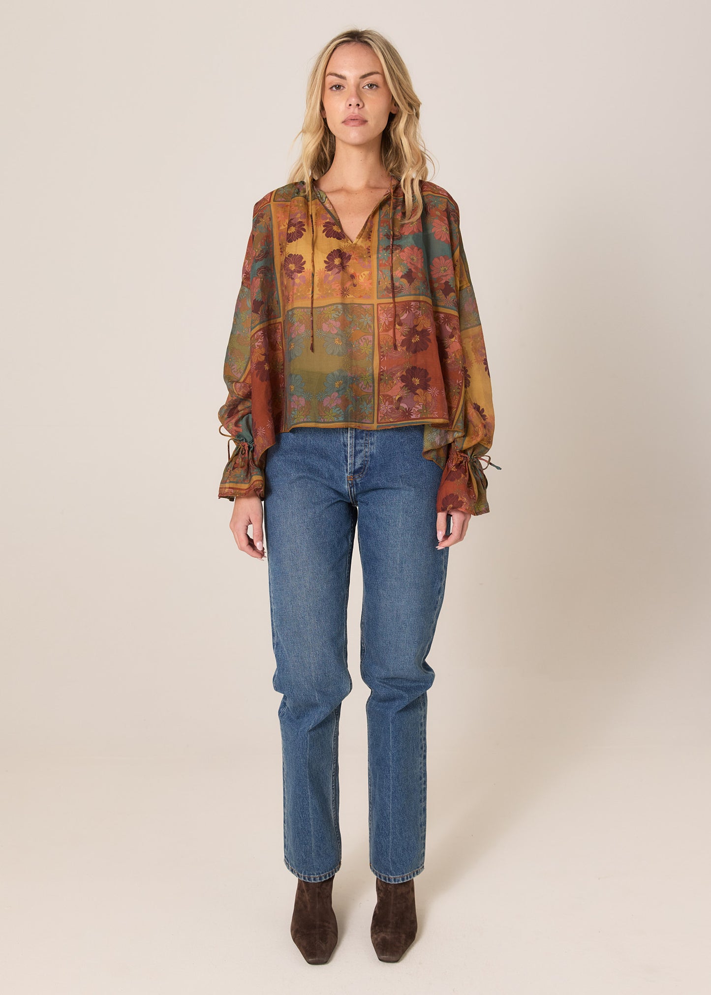 Bohemian Top - Nouveau Floral