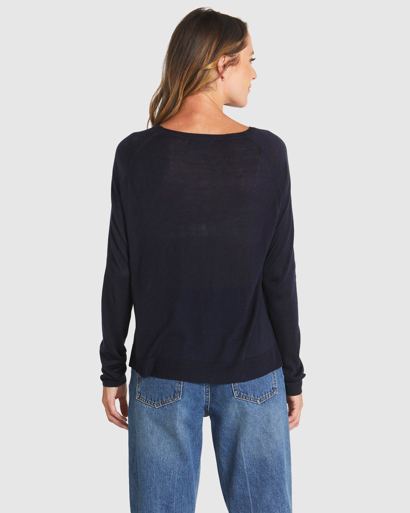 Reminiscent Knit Top - Navy