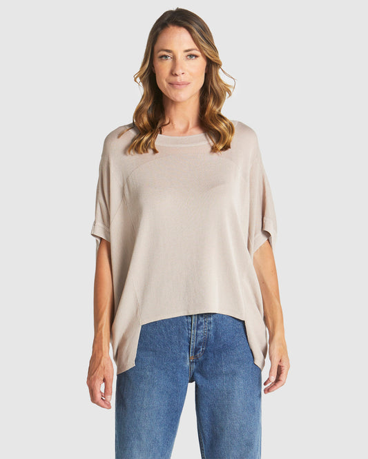 Irises Knit Top - Ash