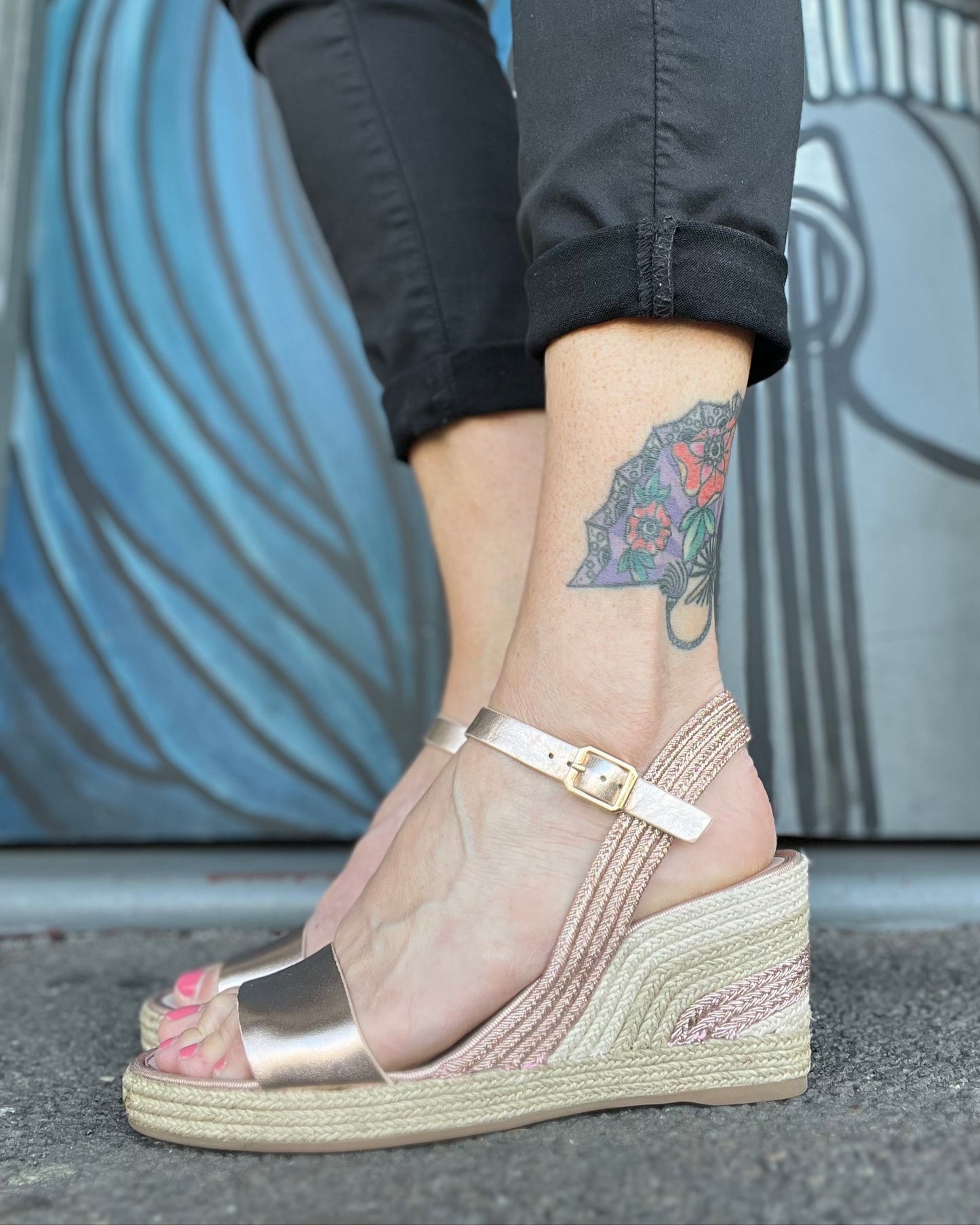 Perols Multi Wedge - Pale Rose