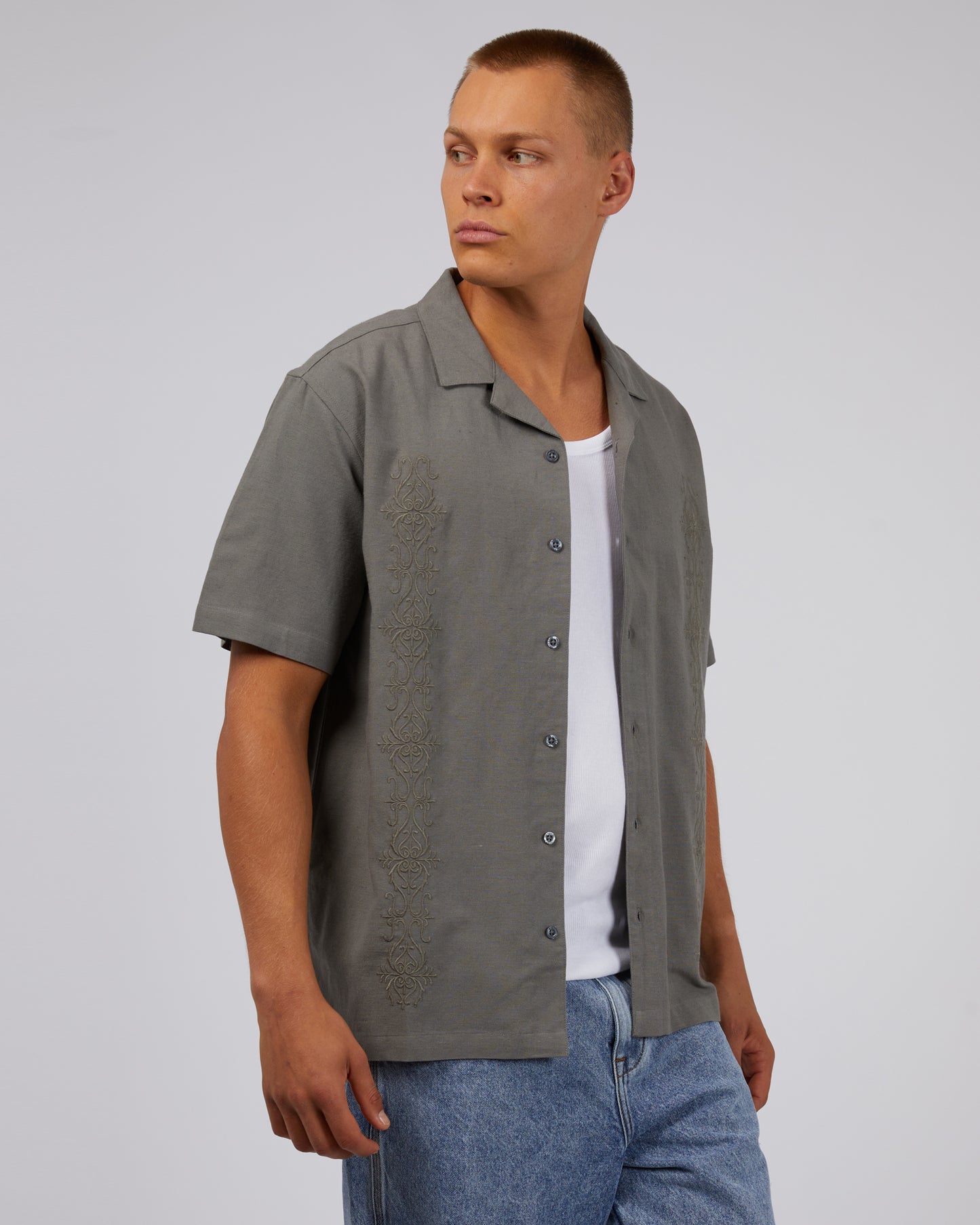 Lucca S/S Shirt - Khaki
