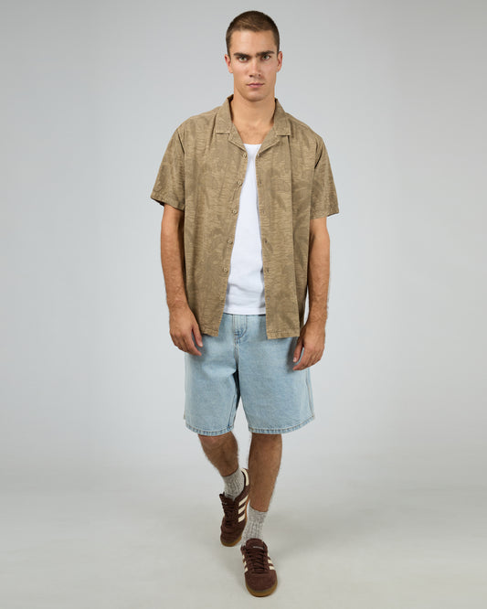 Foliage SS Shirt - Brown