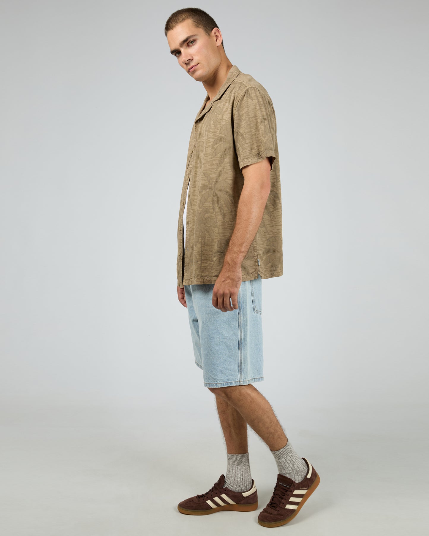 Foliage SS Shirt - Brown