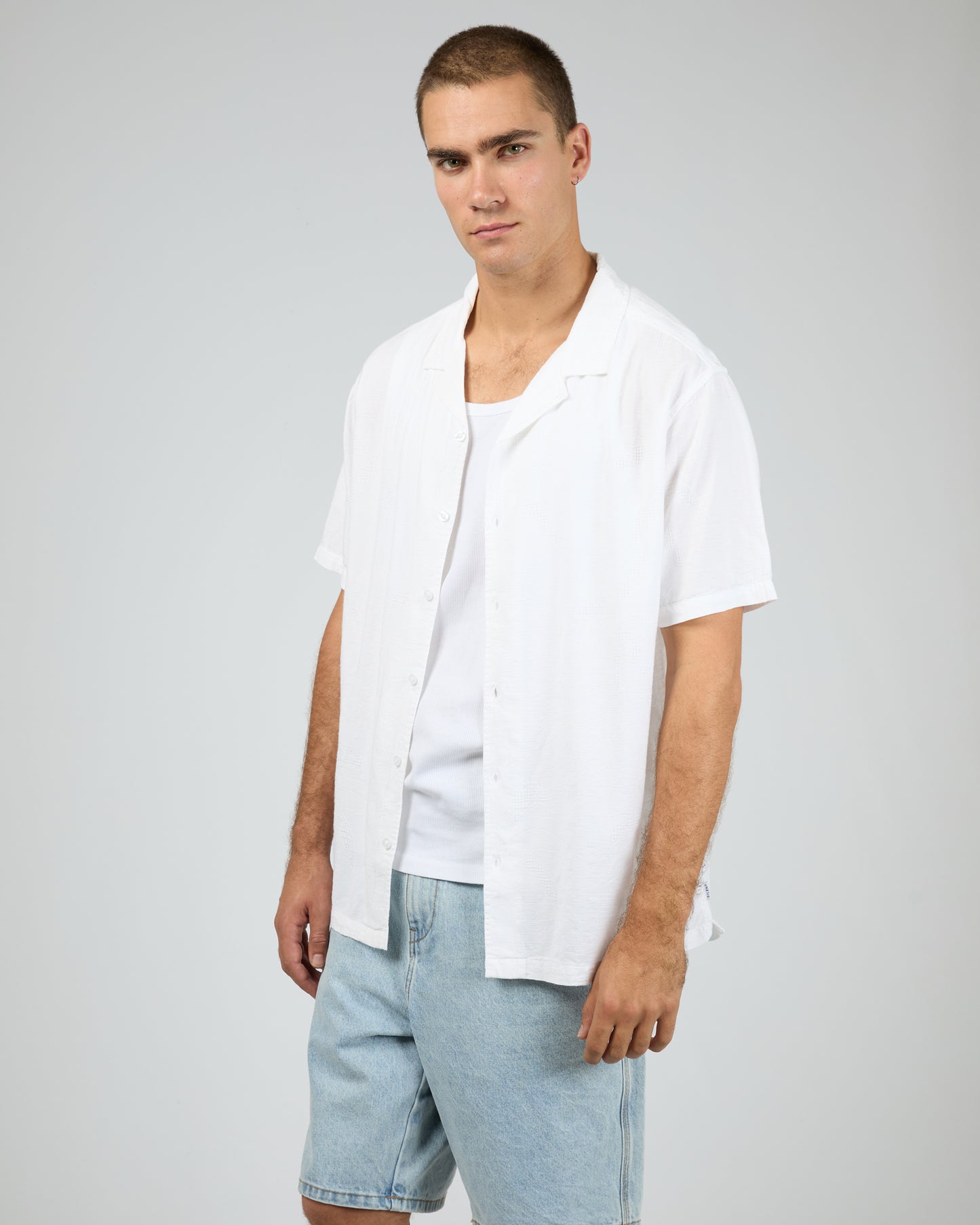 Foliage SS Shirt - White