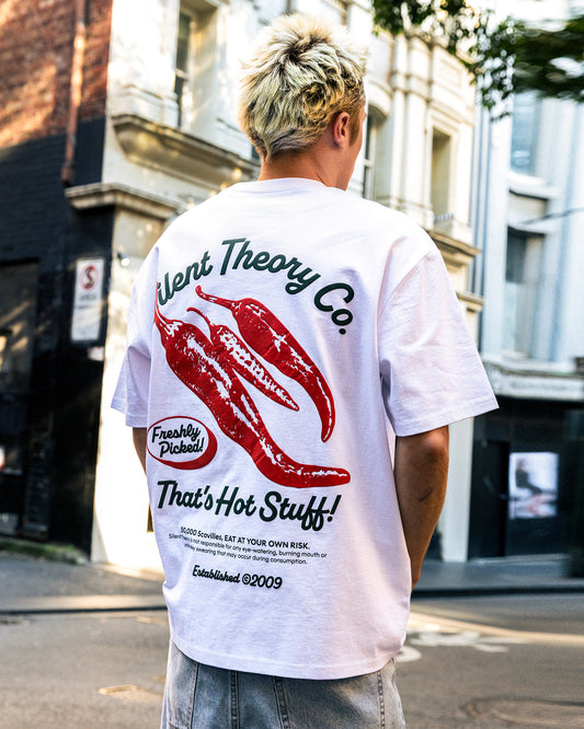 Hot Stuff Tee - White