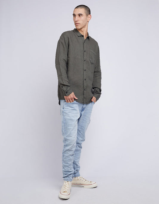 Linen Shirt - Khaki