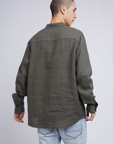 Linen Shirt - Khaki