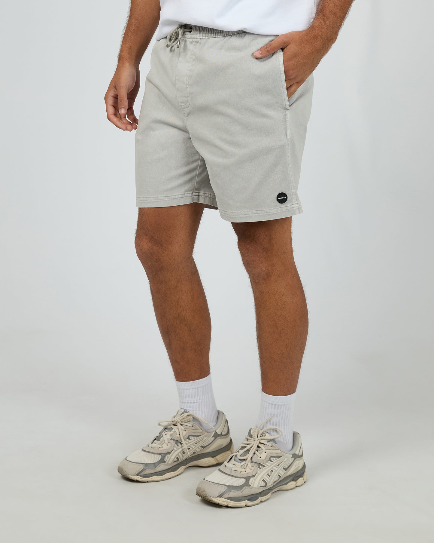 17" Twill Joggers - Grey