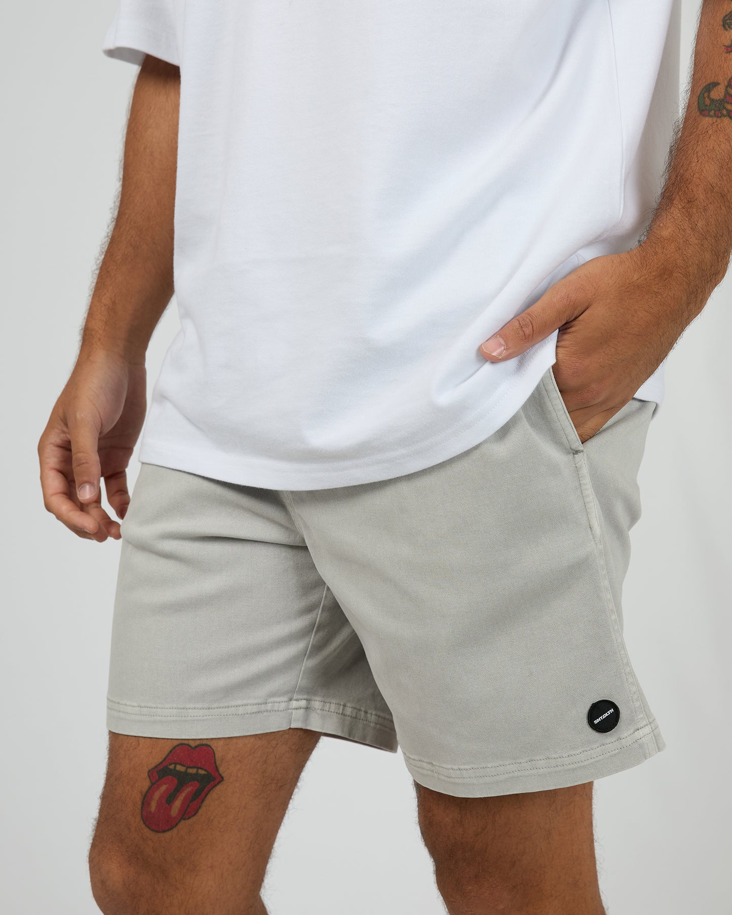 17" Twill Joggers - Grey