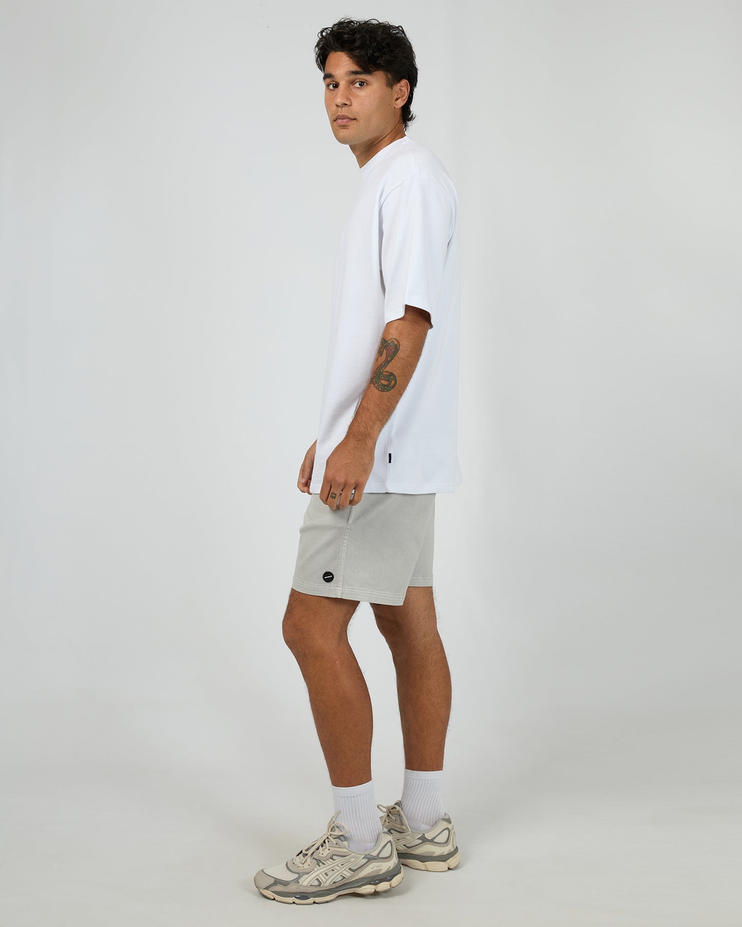 17" Twill Joggers - Grey