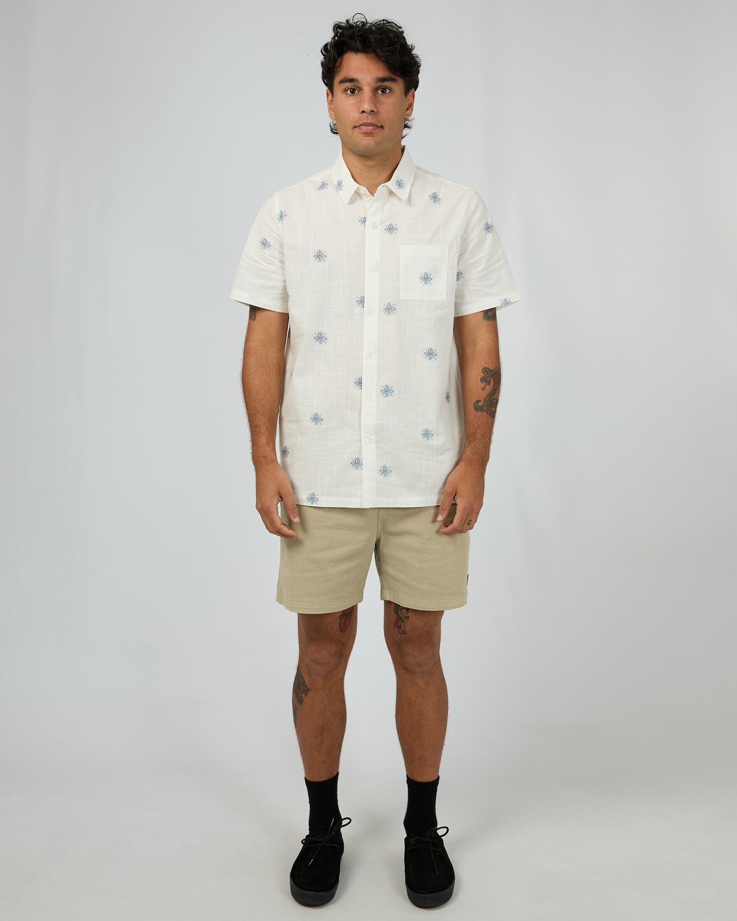 Medusa SS Shirt - Vintage White