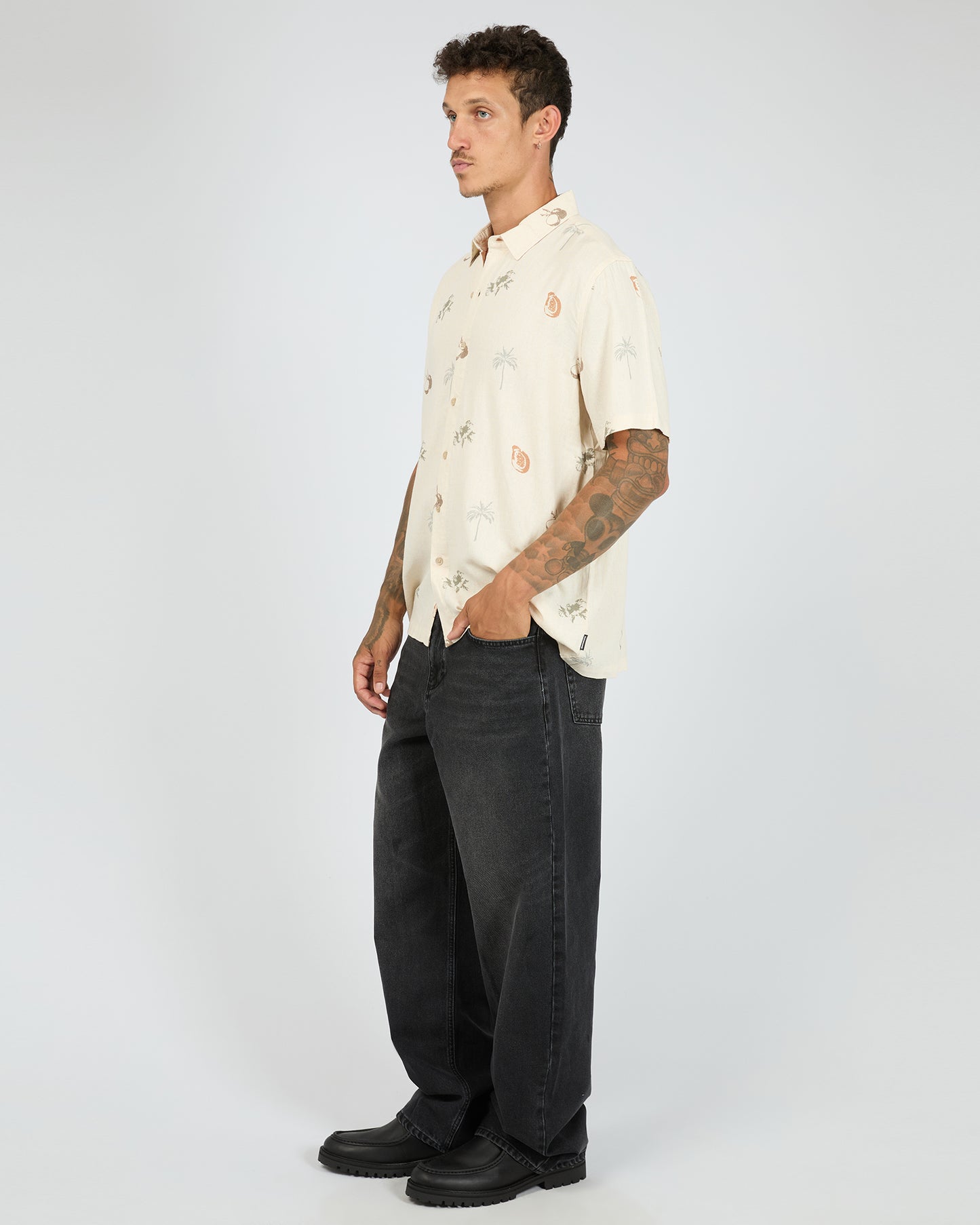 Market Short Sleeve Shirt - Natural