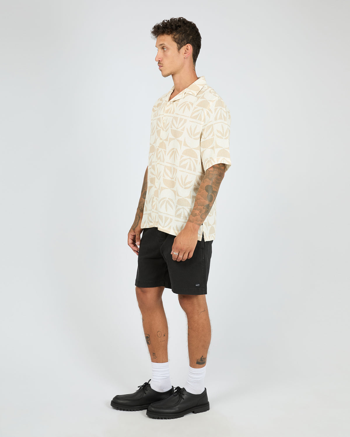 Hour Glass SS Shirt - Vintage White
