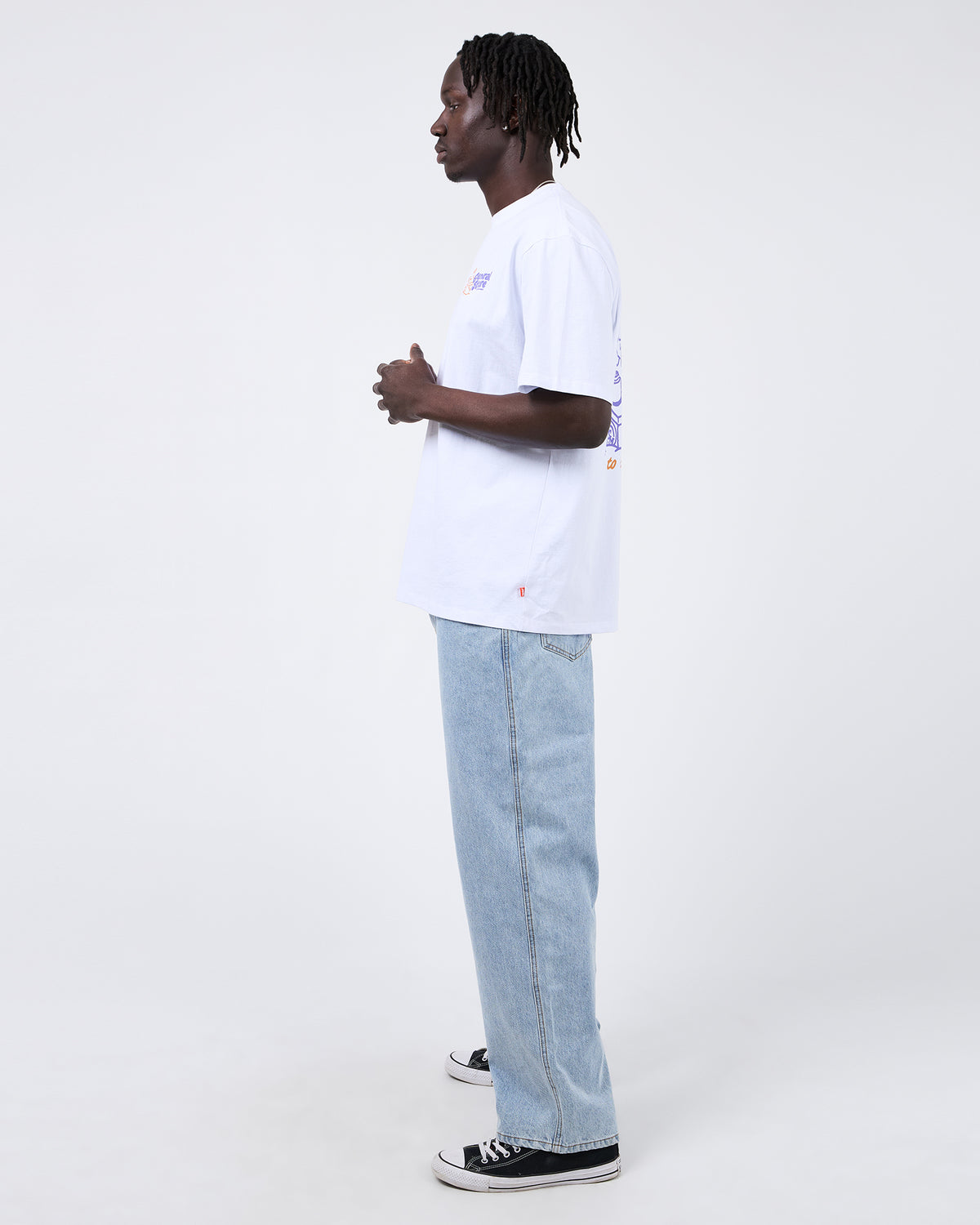 Solar Panel Tee - White