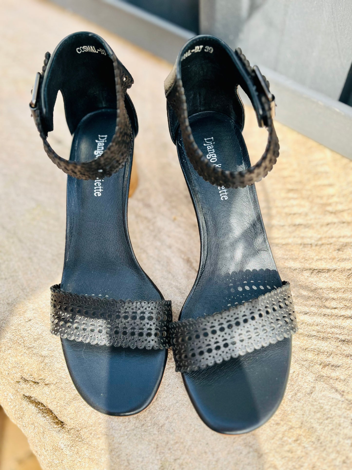 Cosmal Heels - Black & Natural