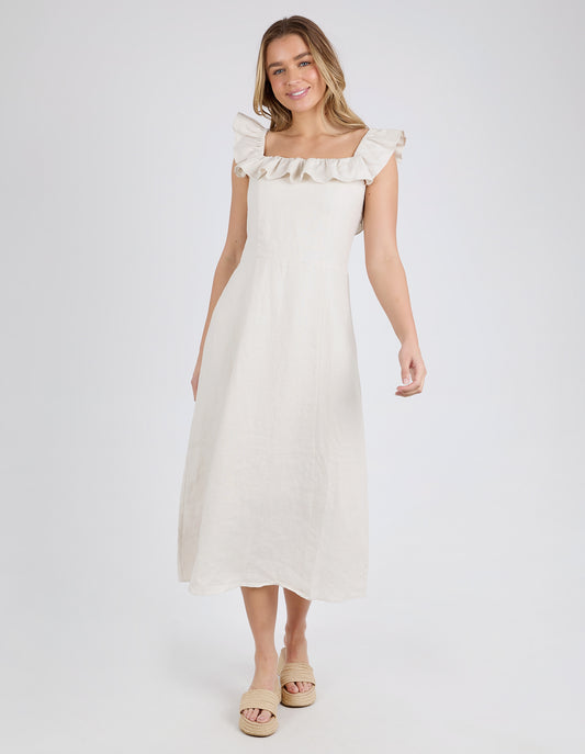 Bonifacio Dress - Oatmeal Linen