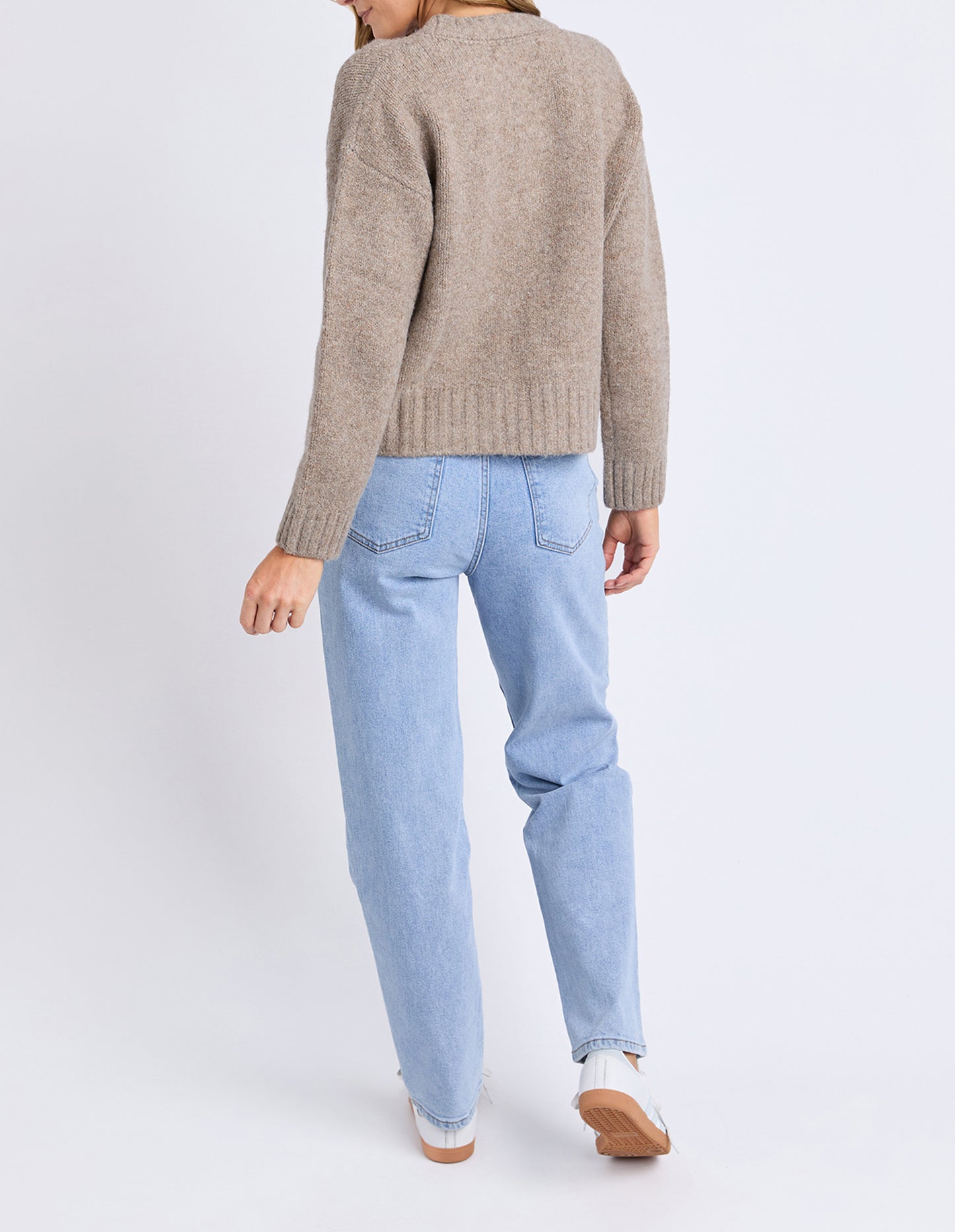 Jensen Button Cardi - Mushroom