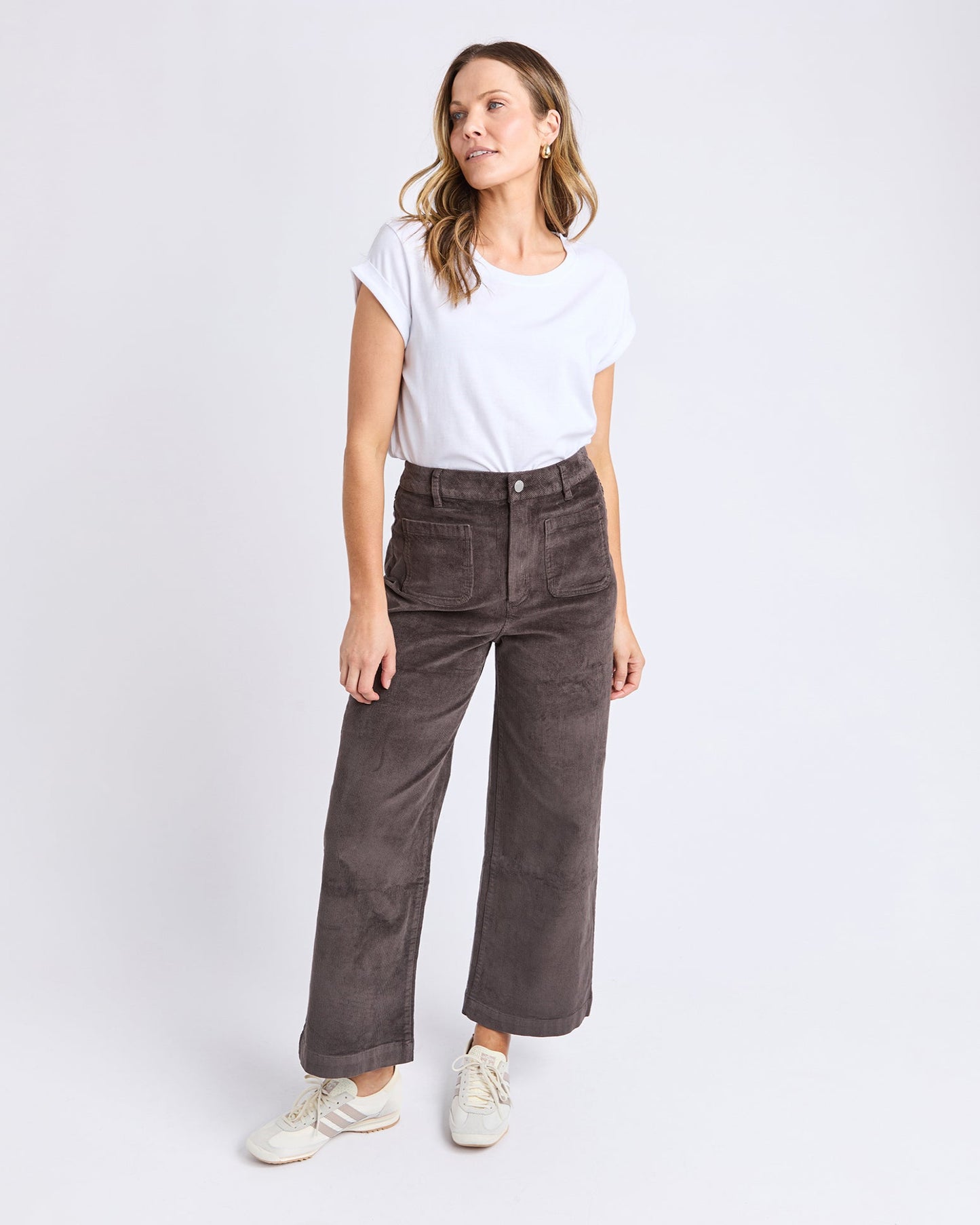 Henrietta Cord Pants - Coffee