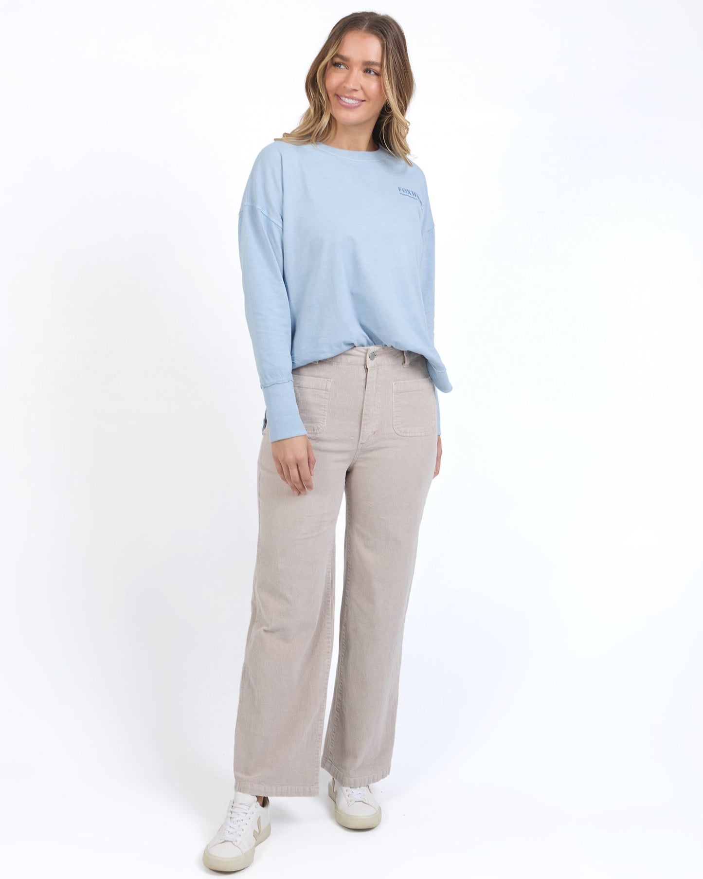 Henrietta Cord Pant - Mushroom