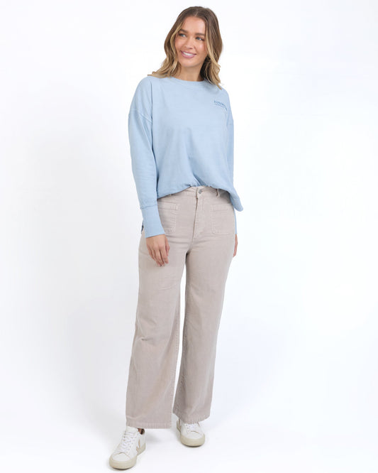 Henrietta Cord Pant - Mushroom