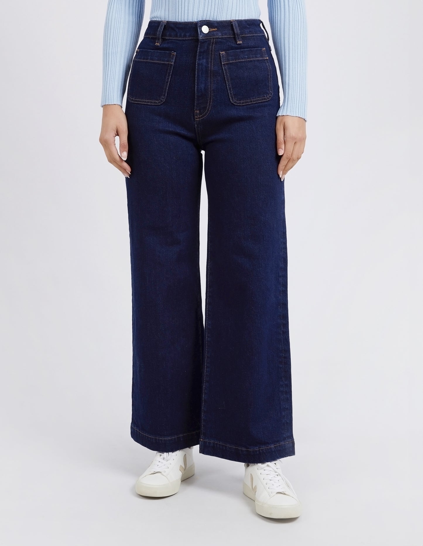 Sarah Wide Leg Jeans - Dark Denim