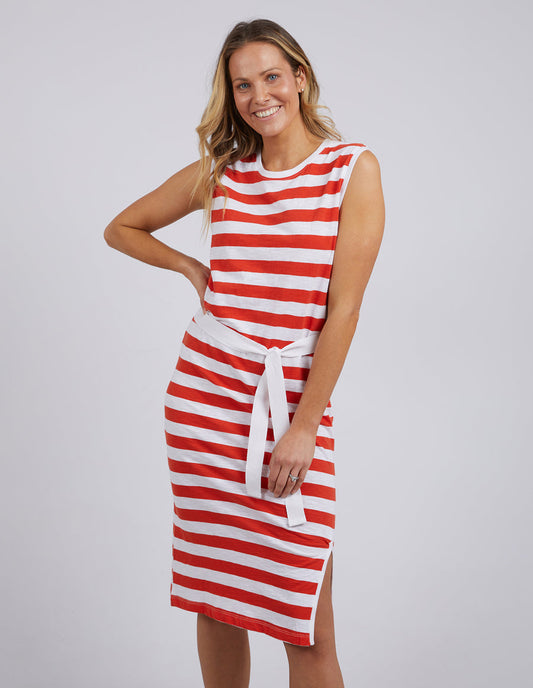 Bondi Dress Stripe - Orange