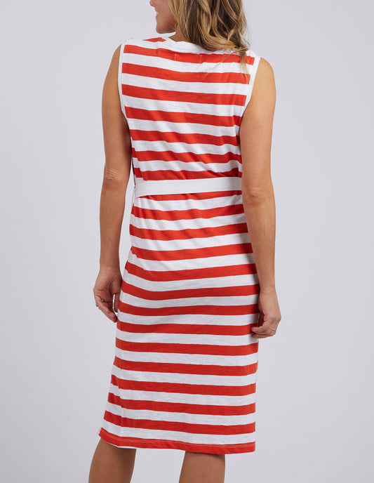 Bondi Dress Stripe - Orange