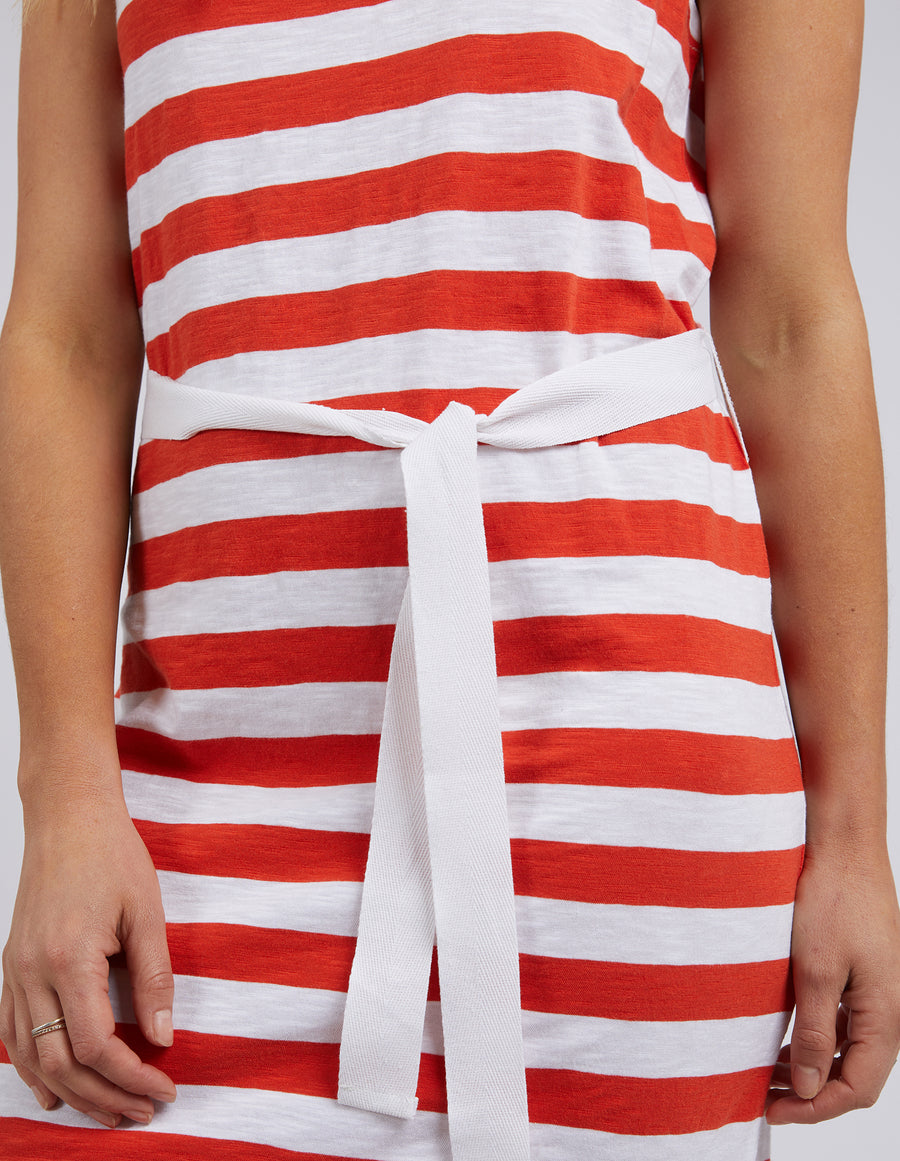 Bondi Dress Stripe - Orange
