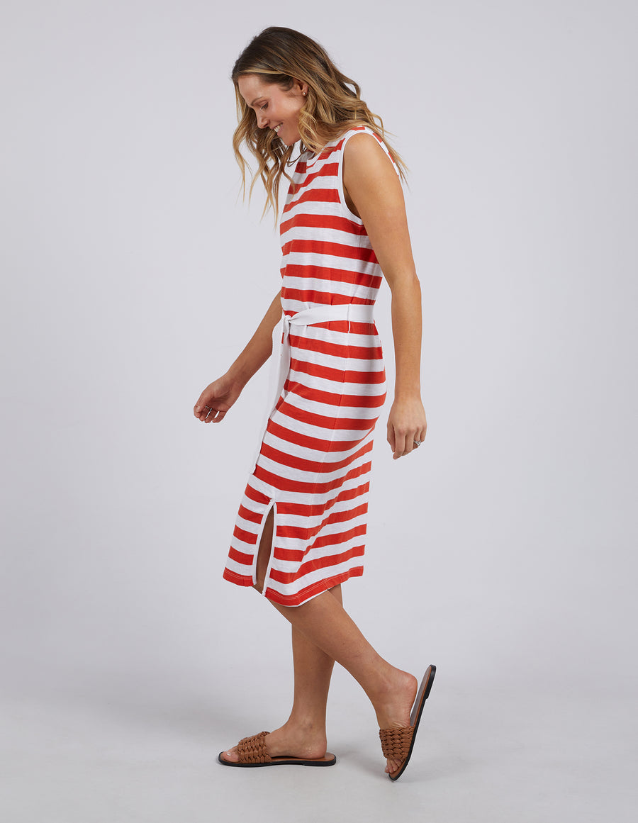 Bondi Dress Stripe - Orange