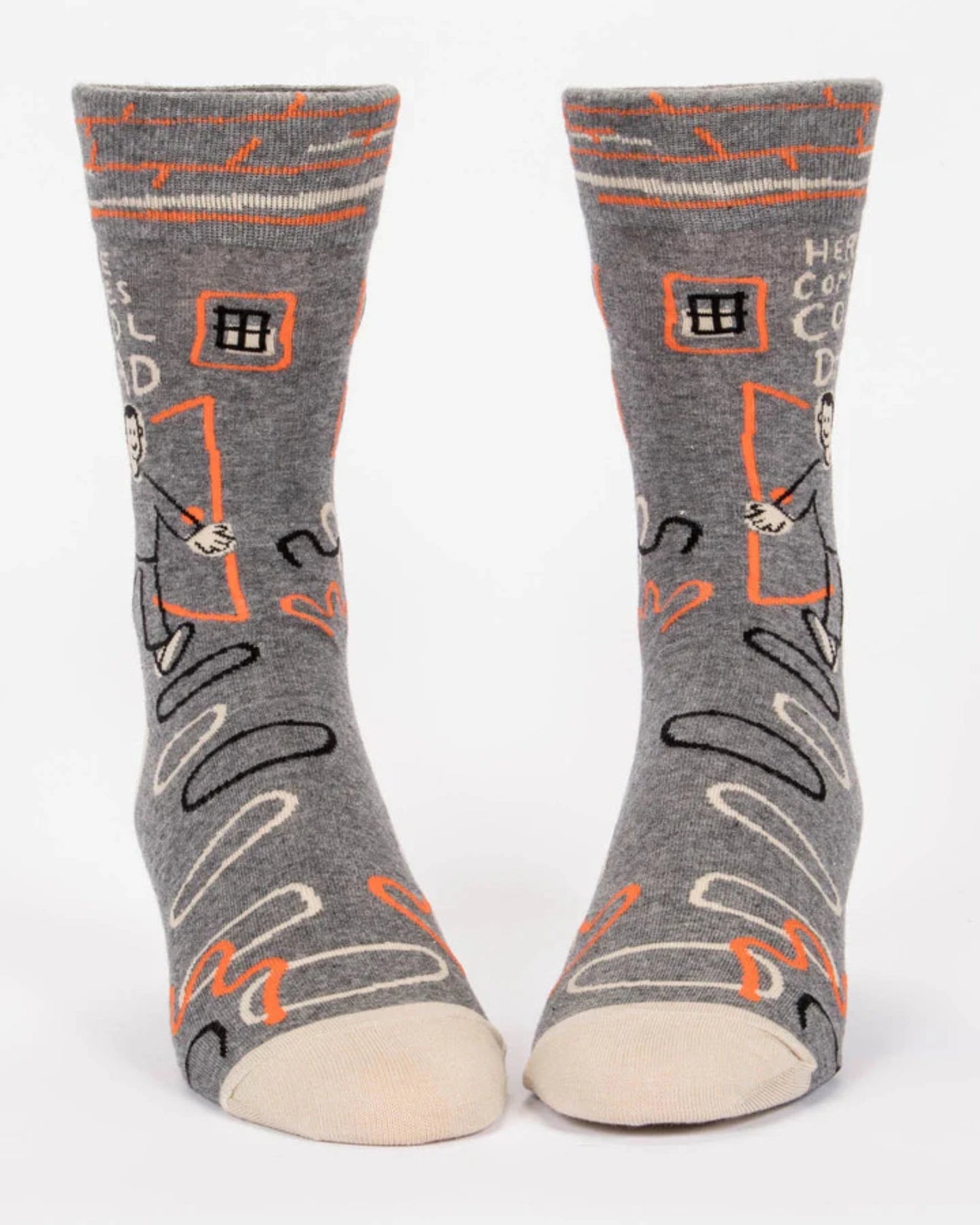 Here Comes Cool Dad - Mens Socks