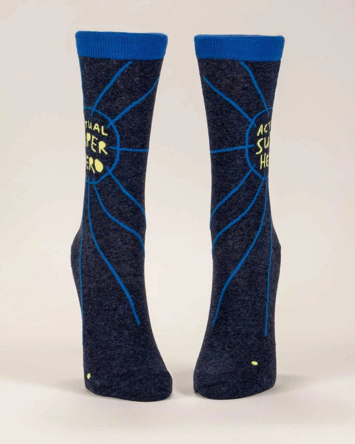Actual Super Hero - Womens Socks