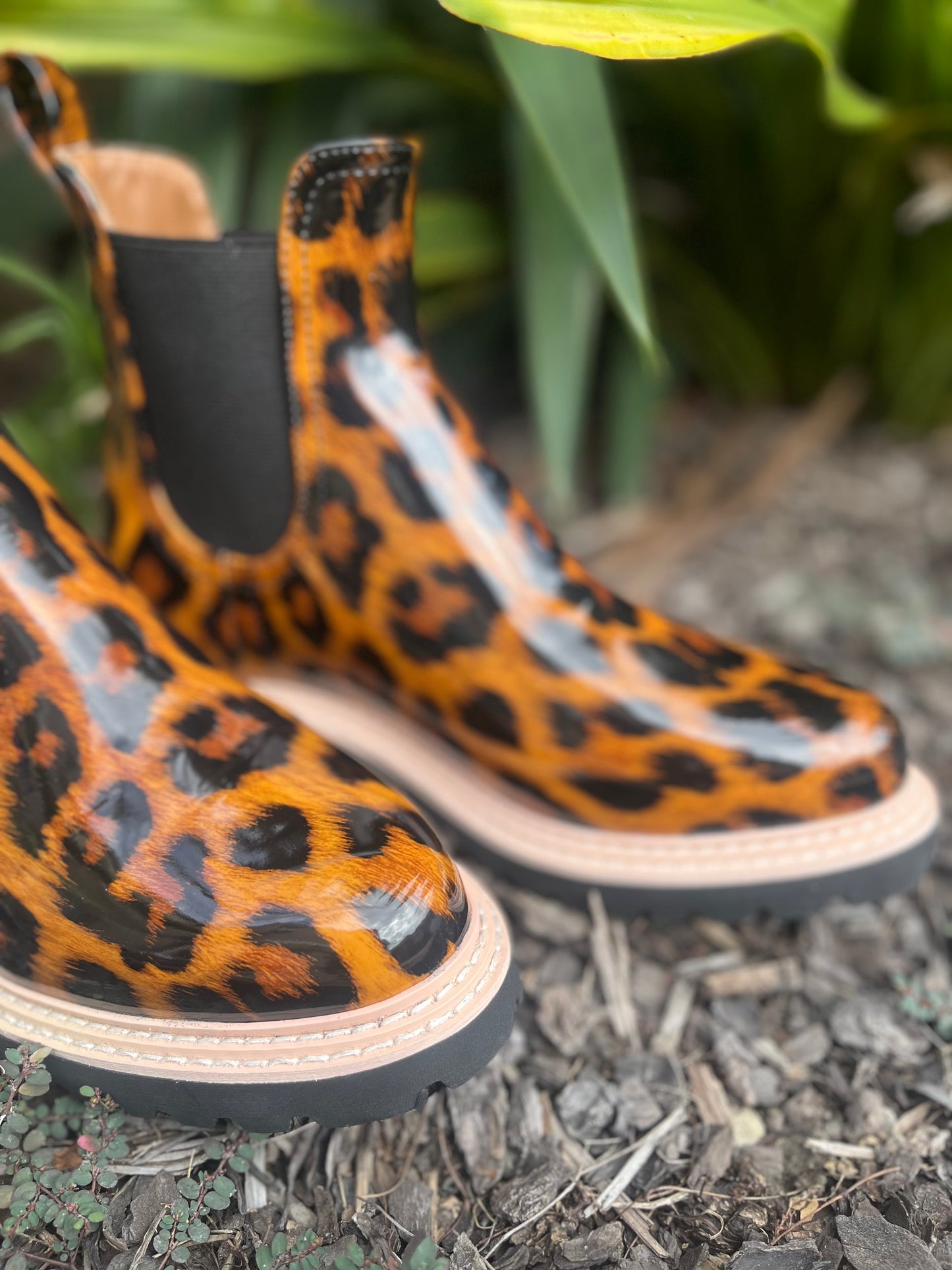 Gummie Boots - Leopard