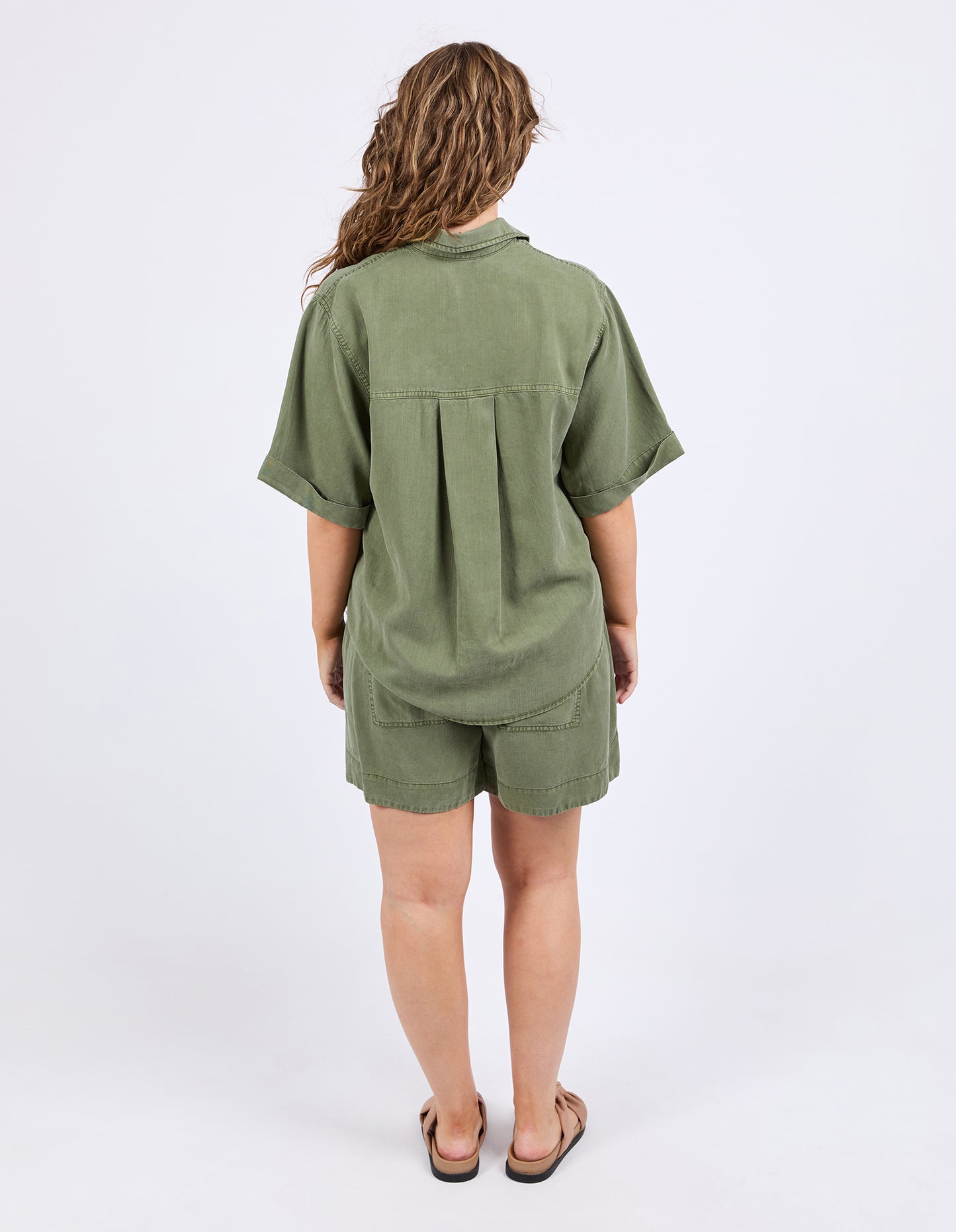 Bliss Washed Shirt - Clover