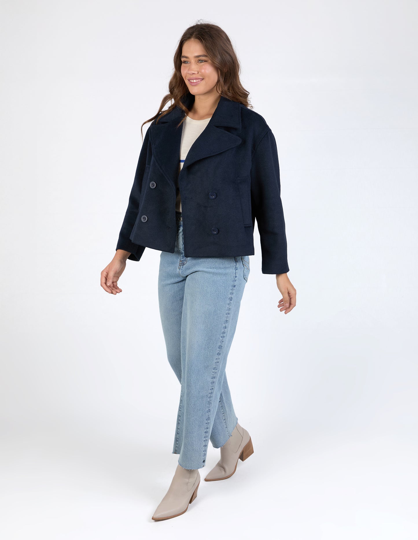 Harley Peacoat - Navy