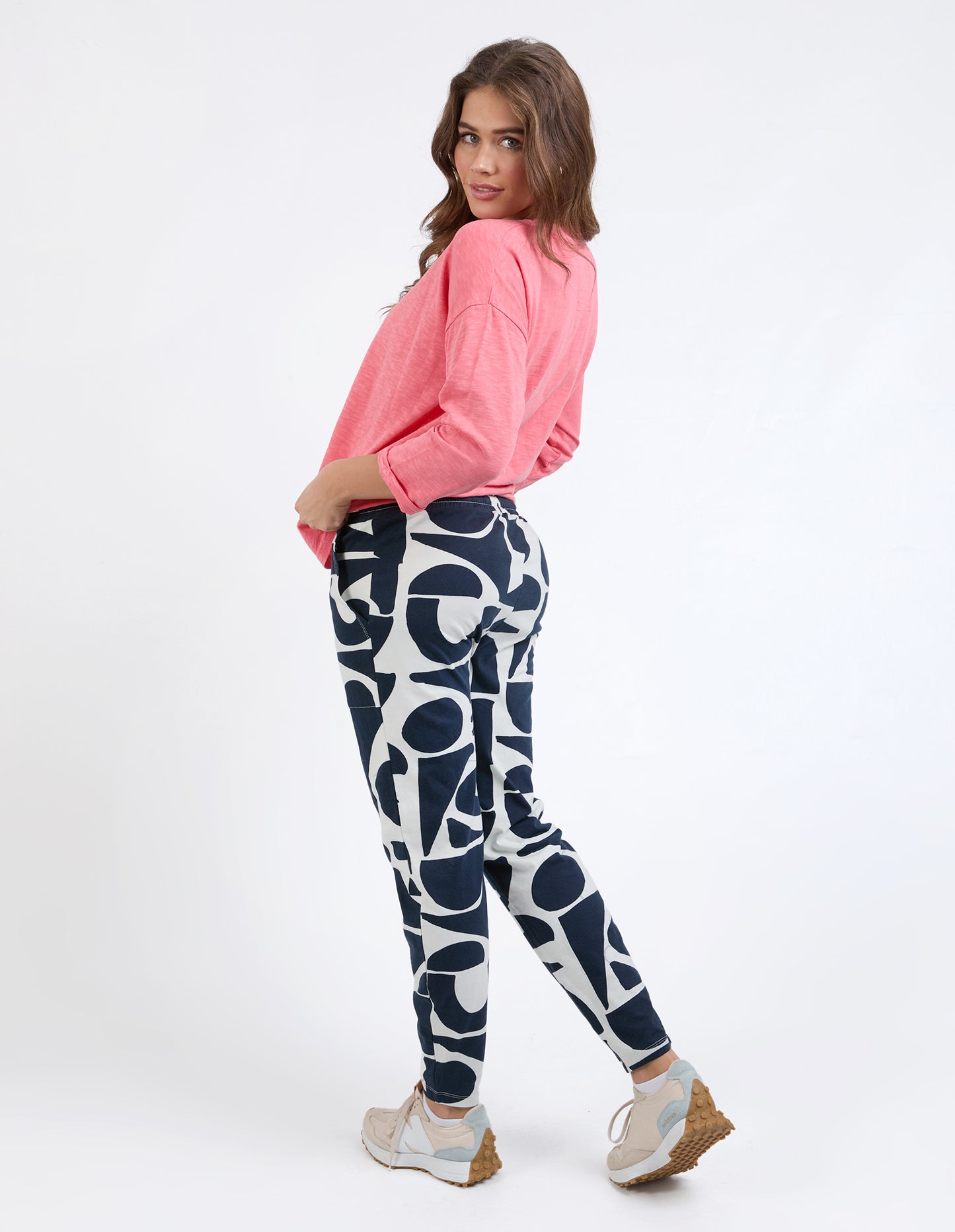 Mural Lounge Pants - Navy