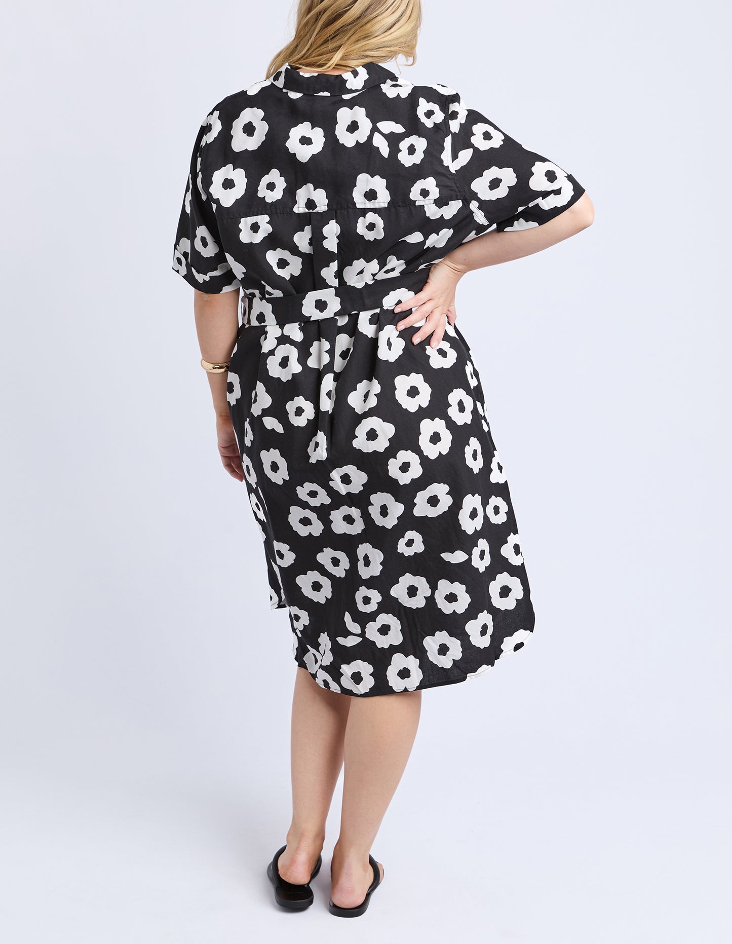 Azalea Shirt Dress - Navy