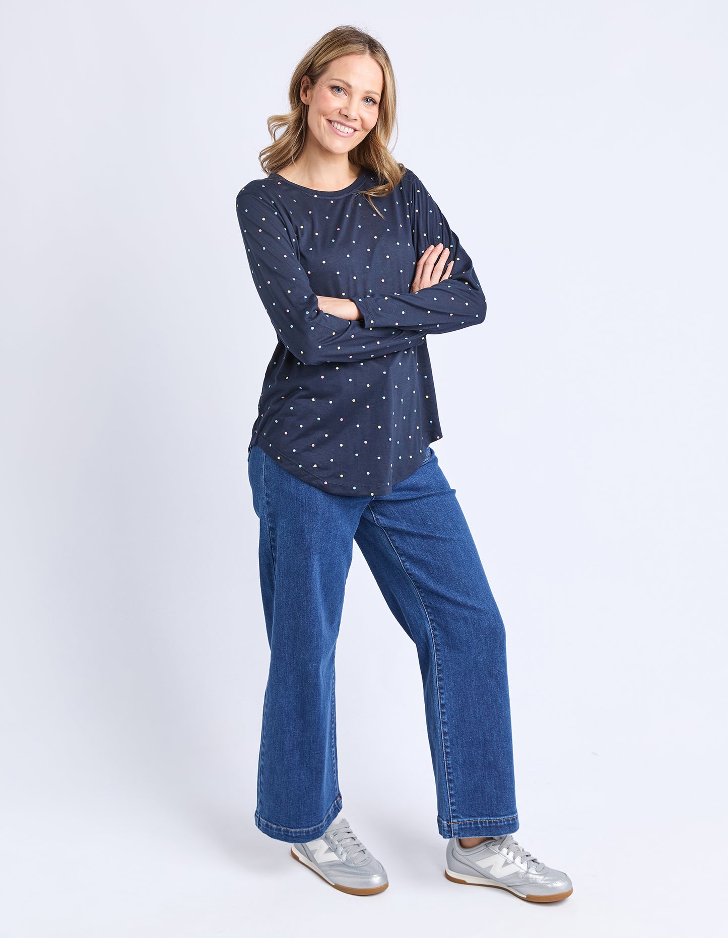 Kaja LS Tee - Navy