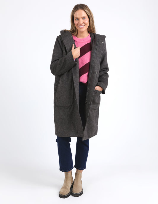 Jordan Coat - Charcoal