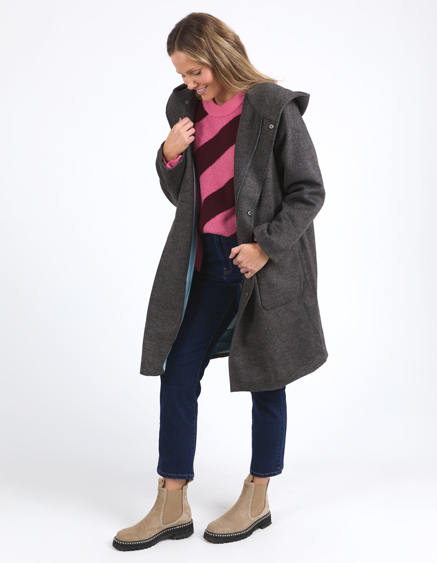 Jordan Coat - Charcoal