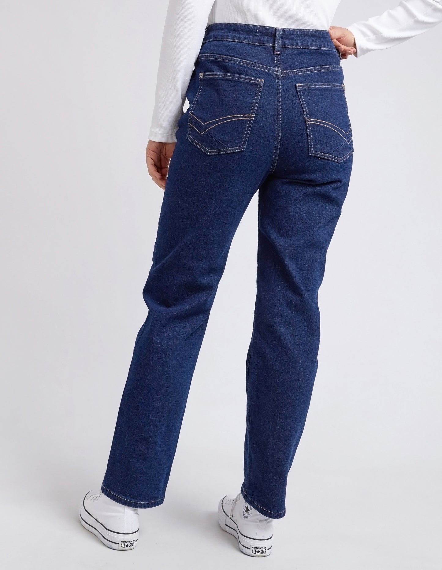 Kate Straight Leg Jeans - Dark Denim
