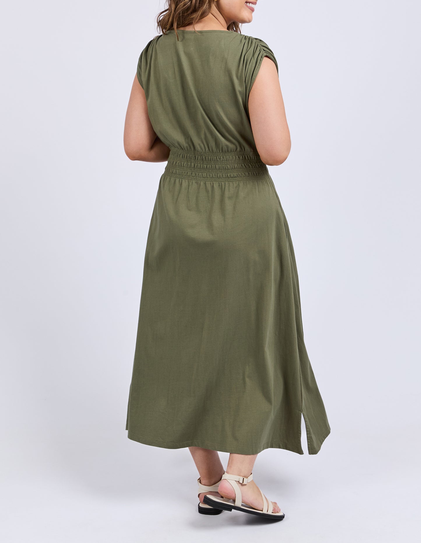Nelle Midi Dress  - Clover