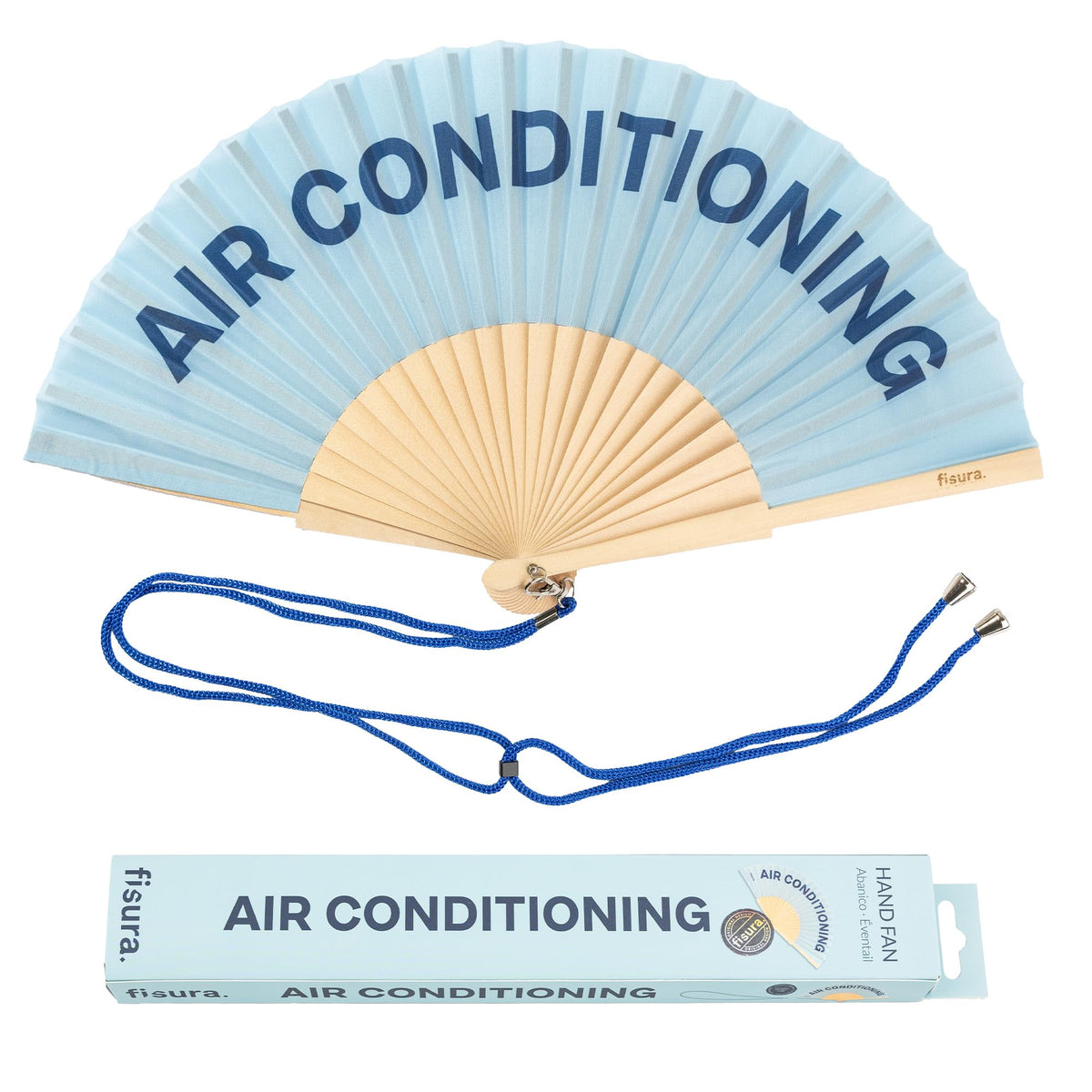 Air Conditioning - Blue Hand Fan