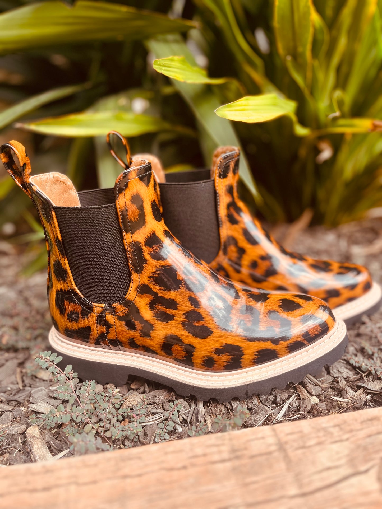 Gummie Boots - Leopard