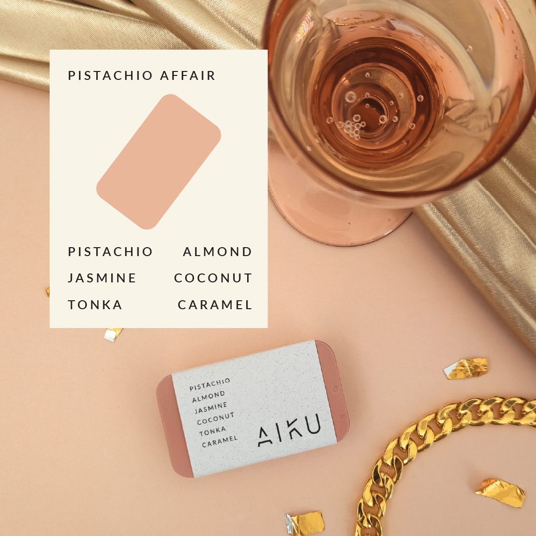 Solid Pocket Perfume Scent - Pistachio Affair